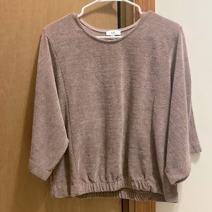 NLT crop sweater mauve